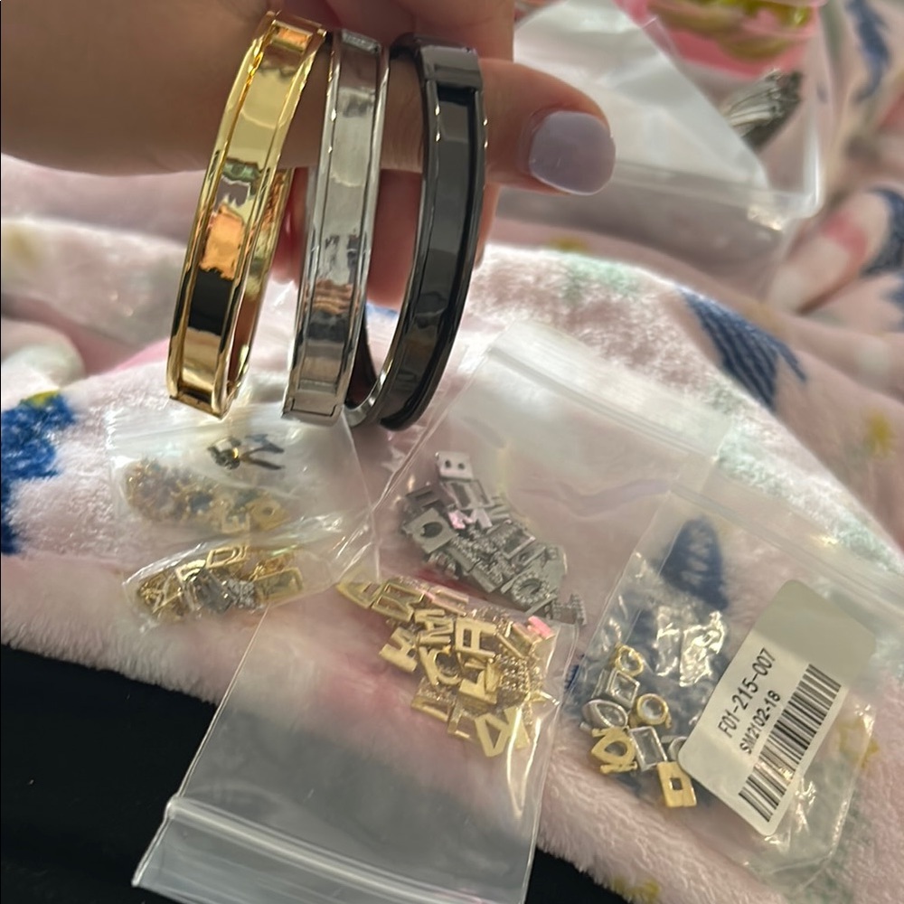 Slider charm bracelet kit